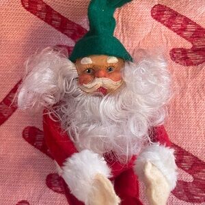 Santa Knee Hugger Holiday Ornament